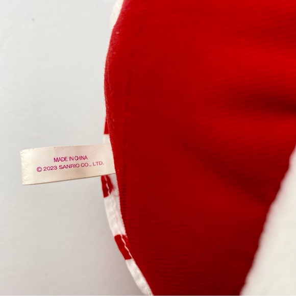 Sanrio Hello Kitty Red Riding Hood 12 in Official Plush Doll Red Hood Bow Basket - Picture 7 of 8